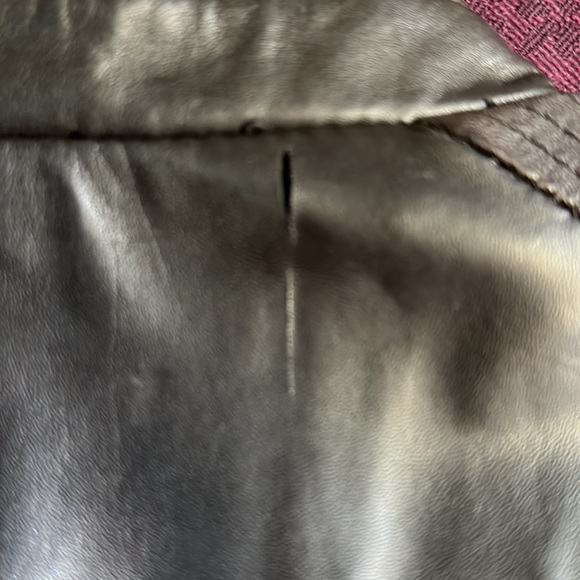 Black leather Bernardo jacket in size 6 - Picture 6 of 6